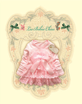 Tuniek &quot;MARIE LOUISE&quot; met kant en strik